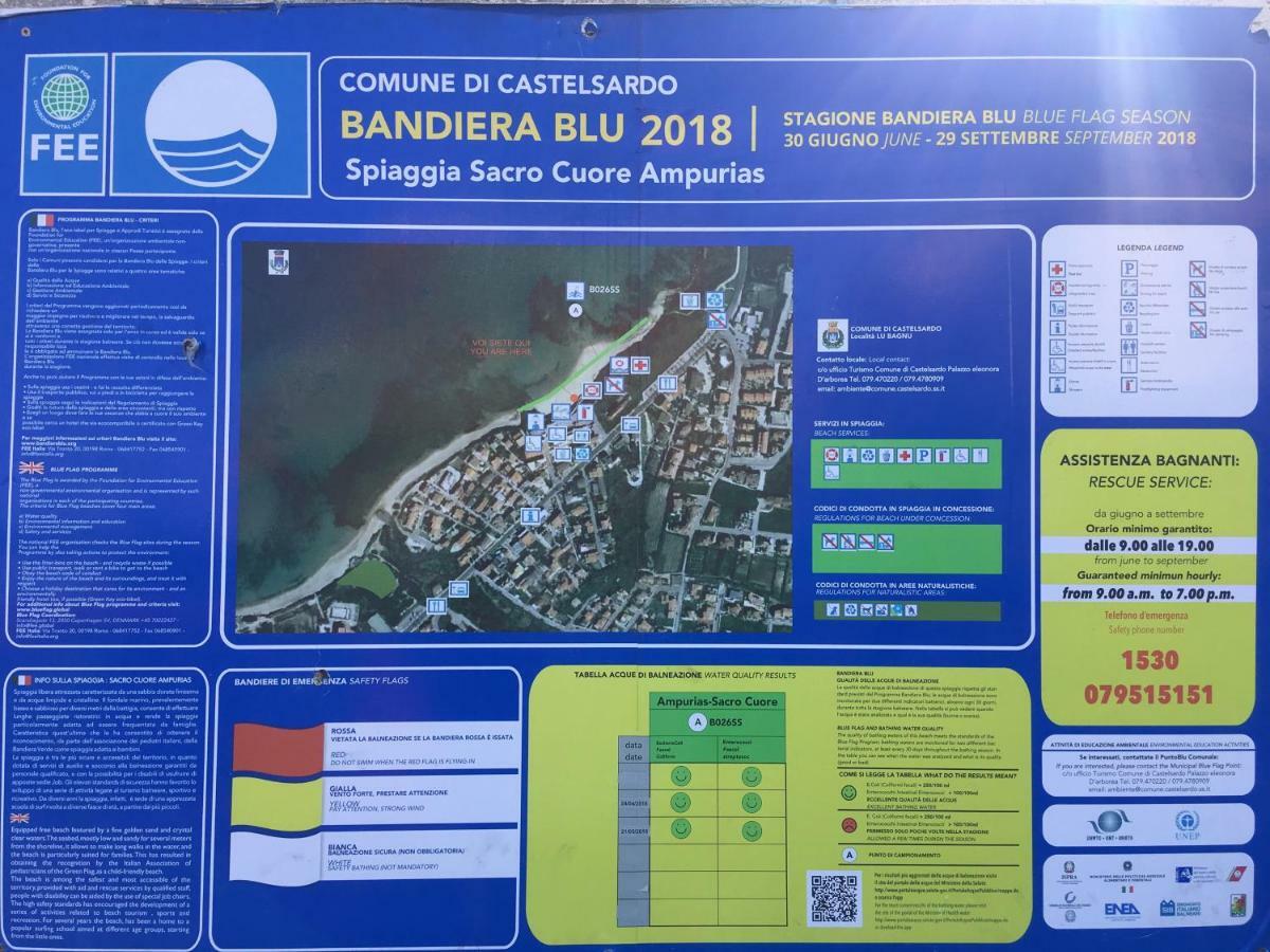 Apartament Victoria 150Mt From Beach Castelsardo Kültér fotó